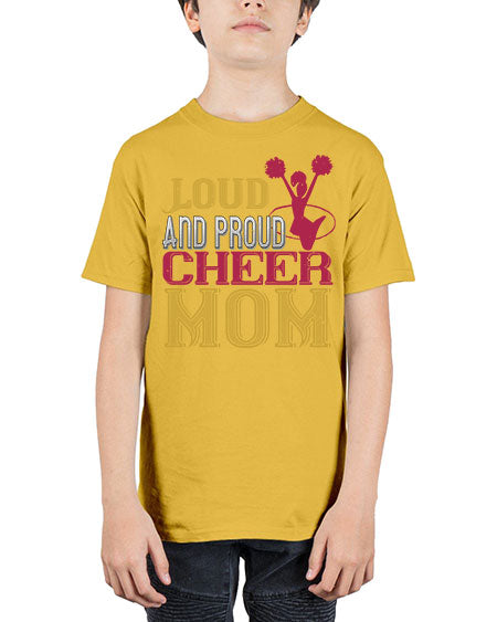 Loud proud cheer mom 764# - cheer - Youth Tee Unisex