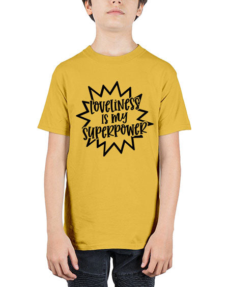 Loveliness Is My Superpower Style 390# - baby - Youth Tee Unisex