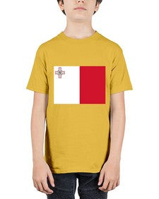 Malta 1222# - world flags - Youth Tee Unisex