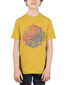 Mandala Beauty Rainbow Glitter 756# - mandala - Youth Tee Unisex