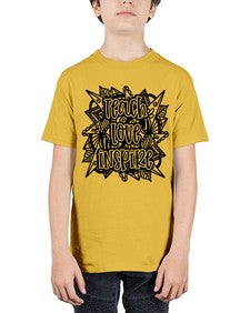 Mandala Teach Love Inspire 763# - mandala - Youth Tee Unisex