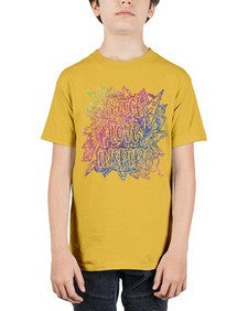 Mandala Teach Love Inspire Rainbow Glitter 762# - mandala - Youth Tee Unisex