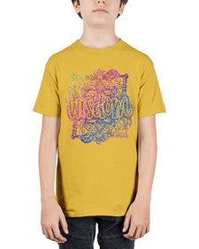 Mandala Wisdom Rainbow Glitter 764# - mandala - Youth Tee Unisex