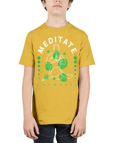 Meditate Anywhere 420# - yoga - Youth Tee Unisex