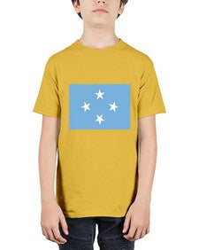 Micronesia 1293# - world flags - Youth Tee Unisex