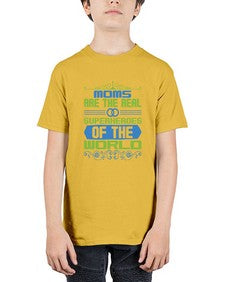 Moms are the 171# - cartoon super hero - Youth Tee Unisex