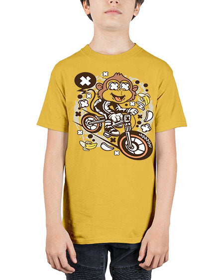 Monkey Downhill - monkey - Youth Tee Unisex