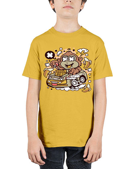 Monkey Hotrod - monkey - Youth Tee Unisex