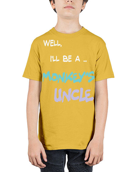 Monkey Uncle 18# - monkey - Youth Tee Unisex