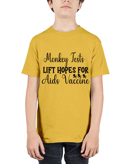 Monkey tests lift hopes for  - monkey - Youth Tee Unisex