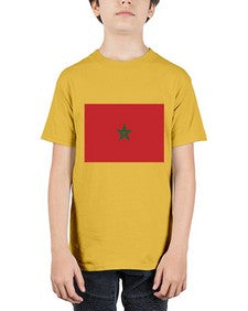 Morocco 1351# - world flags - Youth Tee Unisex