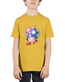 Mushroom 192# - cartoon food - Youth Tee Unisex