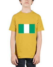 Nigeria 1493# - world flags - Youth Tee Unisex