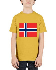 Norway 1513# - world flags - Youth Tee Unisex