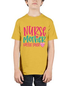 Nurse Mother Coffee Lover Style 1185# - nurse - Youth Tee Unisex
