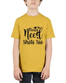 Nurses need shots too 1250# - nurse - Youth Tee Unisex