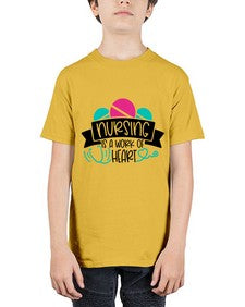 Nursing Is A Work Of Heart Style Style 1270# - nurse - Youth Tee Unisex