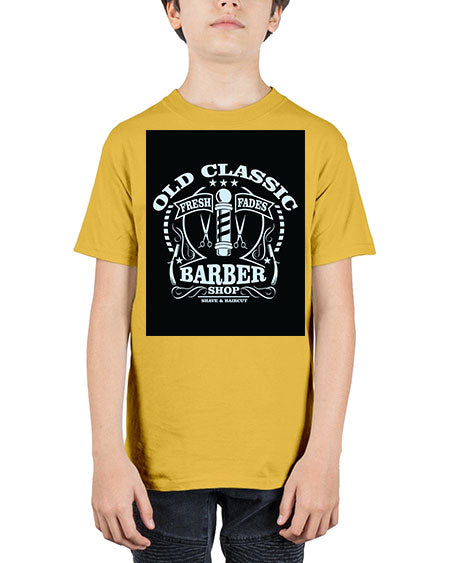 Old Classic Barber1284# - barber - Youth Tee Unisex