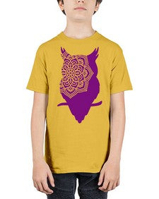 OwlMandalaUpdated 976# - mandala - Youth Tee Unisex