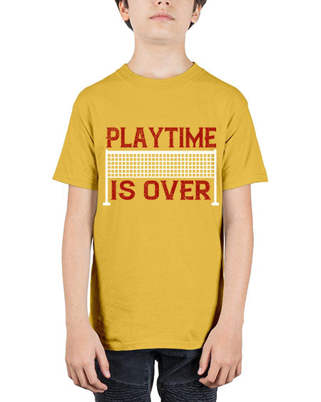 Playtime is over 1932# - badminton - Youth Tee Unisex