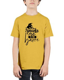 Pointe me to the barre 174# - ballet - Youth Tee Unisex
