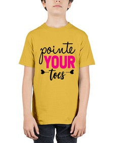 Pointe your toes 176# - ballet - Youth Tee Unisex
