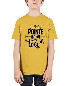 Pointe your toes 177# - ballet - Youth Tee Unisex
