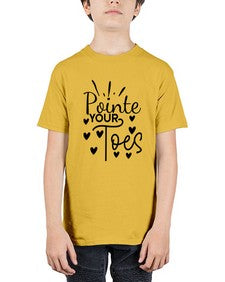 Pointe your toes 178# - ballet - Youth Tee Unisex