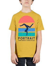 Portrait Your Perfect Form of Self 492# - yoga - Youth Tee Unisex
