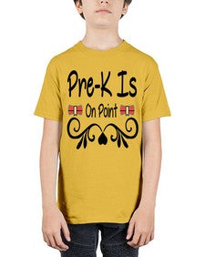 Pre K Is On Point 654# - prek headstart - Youth Tee Unisex