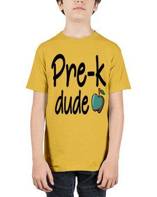 Pre k dude 651# - prek headstart - Youth Tee Unisex