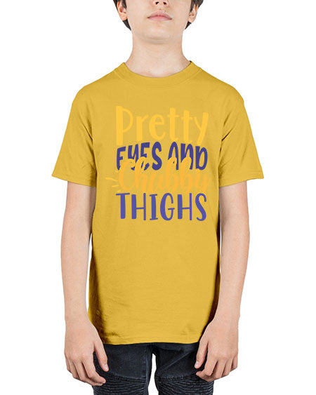 Pretty Eyes And Chubby Thighs Style 192# - baby - Youth Tee Unisex