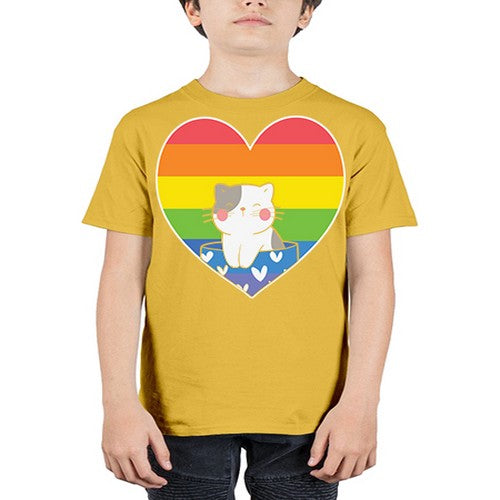Pride Cat LGBT Kawaii Cats Anime 276# - anime - Youth Tee Unisex