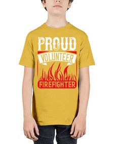 Proud Volunteer Firefighter Style 35# - volunteer - Youth Tee Unisex