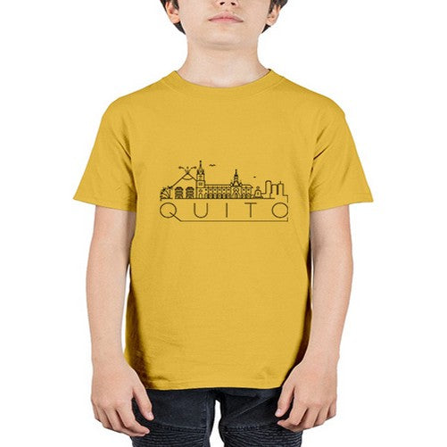 Quito Minimal Skyline 1700# - cities - Youth Tee Unisex