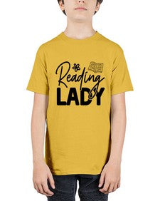 Reading lady 1347# - teacher - Youth Tee Unisex