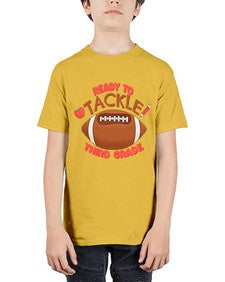 Ready to tackle third Grade 747# - third grade - Youth Tee Unisex