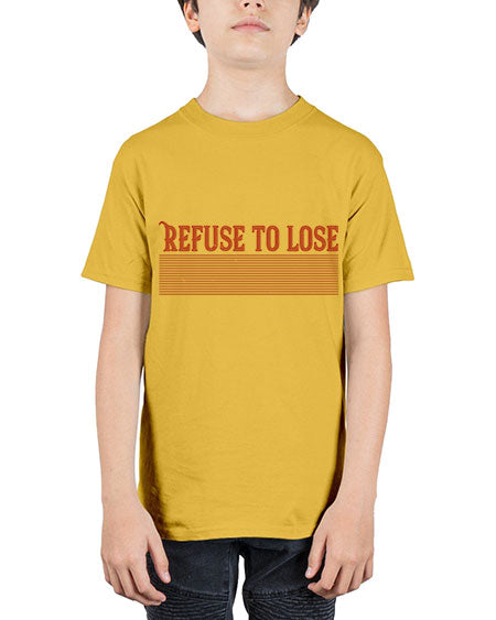 Refuse to lose 1902# - badminton - Youth Tee Unisex