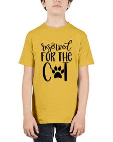 Reserved For The Cat Style 104# - cats - Youth Tee Unisex