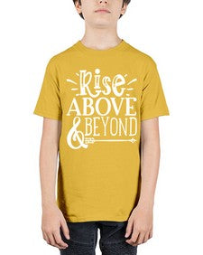 Rise above beyond Style 77# - motivation - Youth Tee Unisex