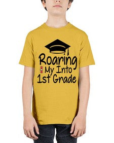 Roaring My Into first Grade 759# - first grade - Youth Tee Unisex