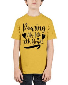 Roaring My Into tenth Grade 765# - tenth grade - Youth Tee Unisex
