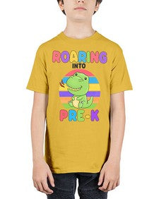 Roaring to PreK Trex 771# - prek headstart - Youth Tee Unisex