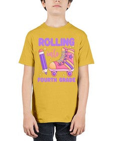 Rolling into fourth Grade 786# - fourth grade - Youth Tee Unisex