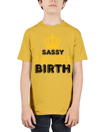 Saddy since birth Style 198# - baby shower - Youth Tee Unisex