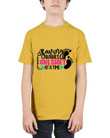 Saving Babies One Shift At A Time Style Style 1371# - nurse - Youth Tee Unisex
