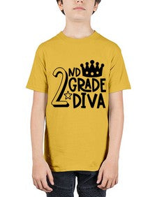 Second Grade Diva 812# - second grade - Youth Tee Unisex