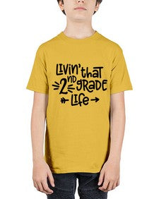 Second Grade Life 826# - second grade - Youth Tee Unisex