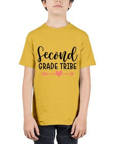 Second Grade Tribe 837# - second grade - Youth Tee Unisex