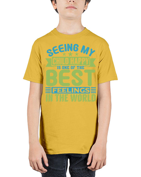 Seeing my child happy is the Best Feeling Style 201# - baby - Youth Tee Unisex